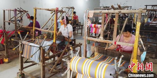 老粗布 微工廠 農戶 河北雞澤非遺老粗布織出致富路